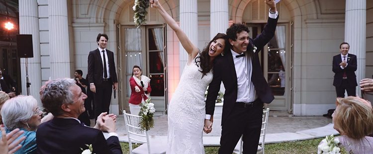 Frame del fims de la boda de Denise & Gian en Hotel Four Season by Manu Aguirre Filmmaker